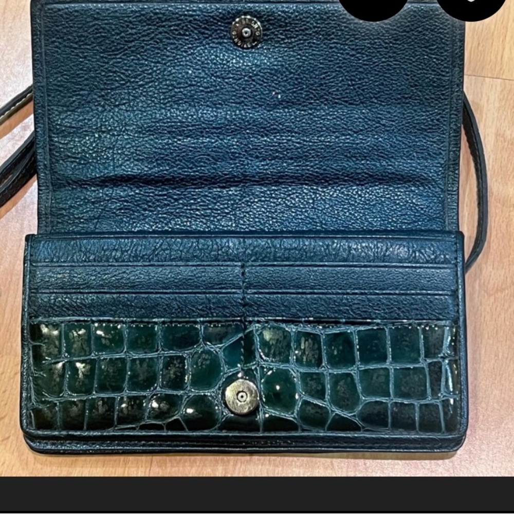 Brighton Emerald Reptile-Inspired Accessory - Picture 4 of 11